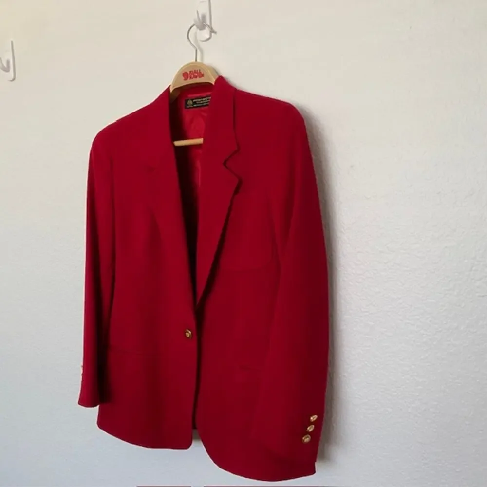 Brooks Brothers Red Single-Button Blazer - Picture 10 of 12